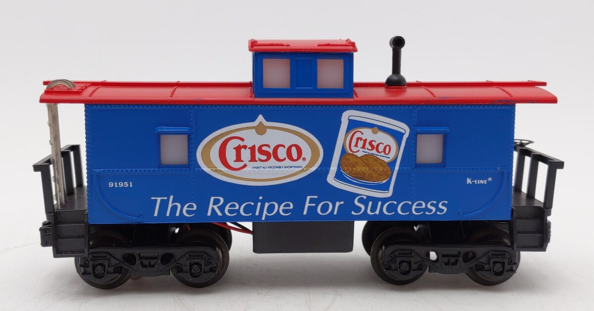 K-Line K91951 O Crisco Lighted Caboose #91951 EX/Box