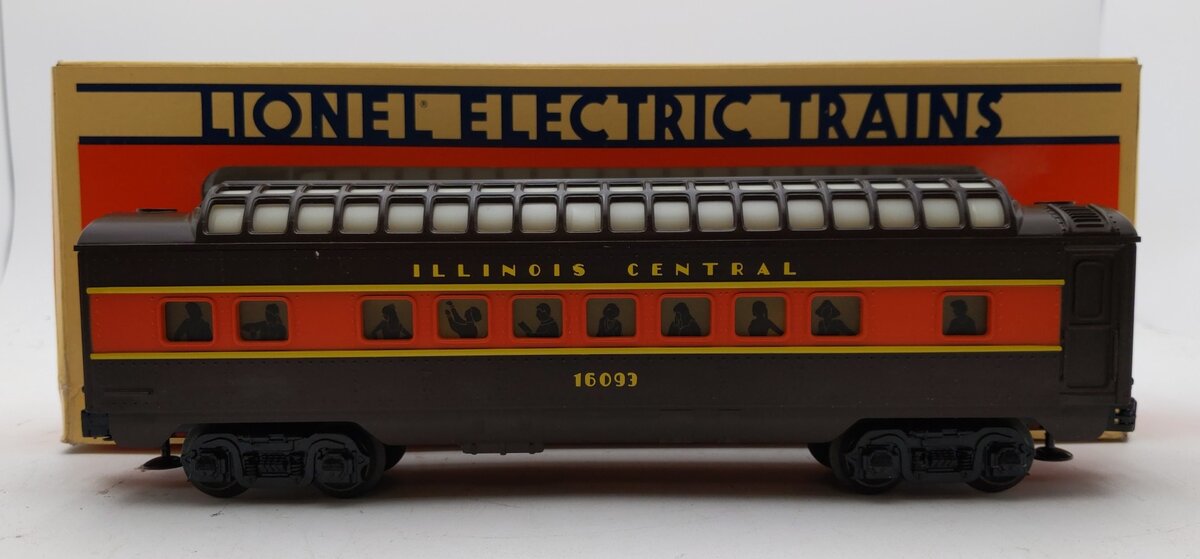 Lionel 6-16093 O Gauge Illinois Central Full Length Vista Dome NIB