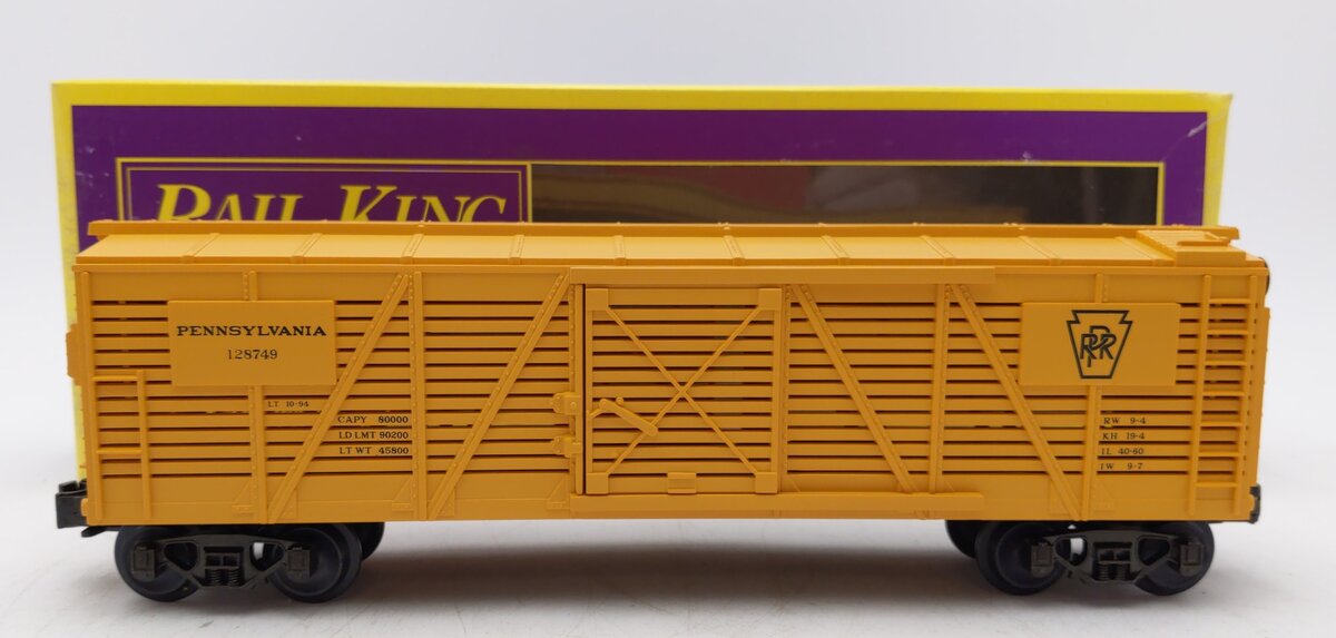 MTH 30-7100 O Pennsylvania RailKing Stock Car