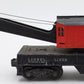 Lionel 6460-25 Vintage O Bucyrus Erie Die-cast Crane Car w/ Rare Red Cab VG