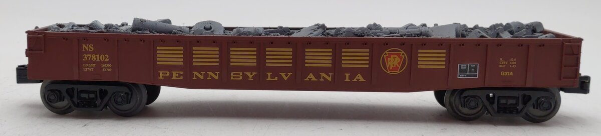 MTH 30-72160 O Pennsylvania Gondola Car with Junk Load #378102