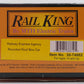 MTH 30-74862 O Railway Express Agency Rounded Roof Boxcar