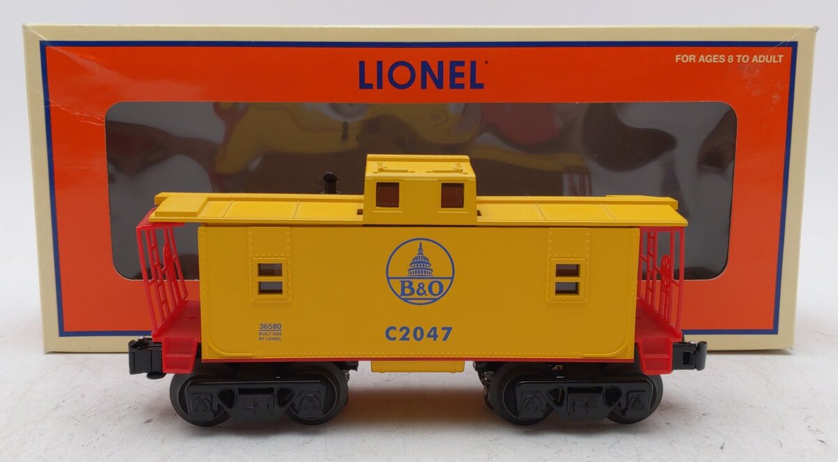 Lionel 6-36580 O Gauge Baltimore & Ohio Lighted Caboose #C2047