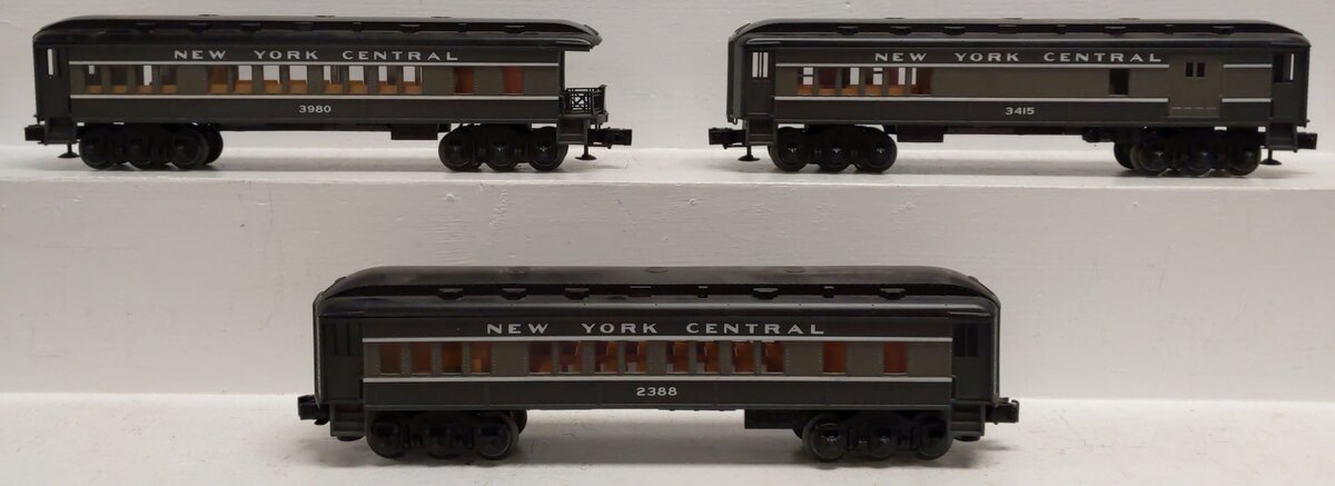 Lionel 6-81754 O NYC Madison Car 3pk/Combo,Coach,Obs