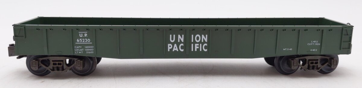 MTH 30-7202 O Gauge Union Pacific Gondola #65230 EX/Box