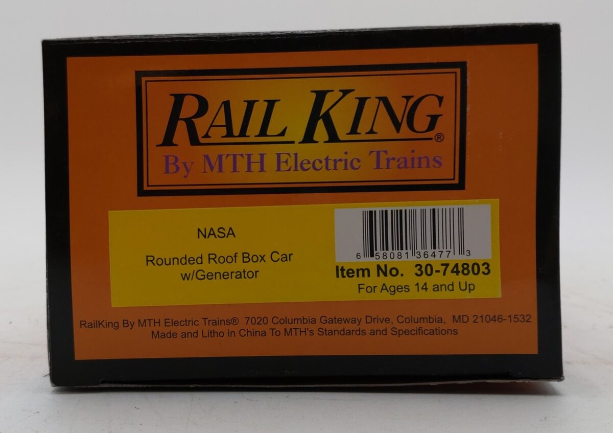 MTH 30-74803 O NASA Rounded Roof Box w/Generator