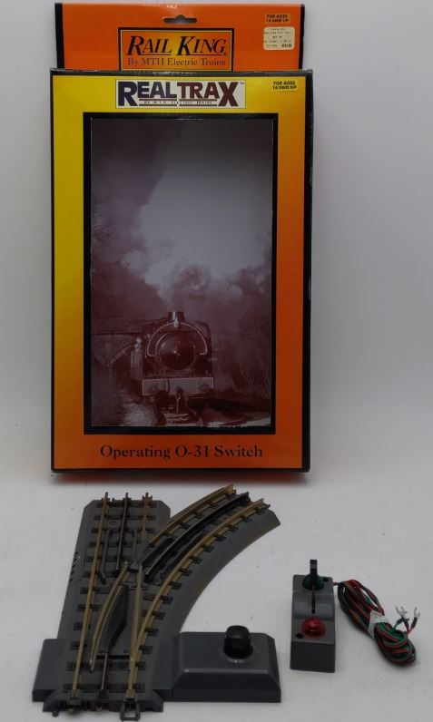 RealTrax - O-31 Switch (R) | MTH Trains