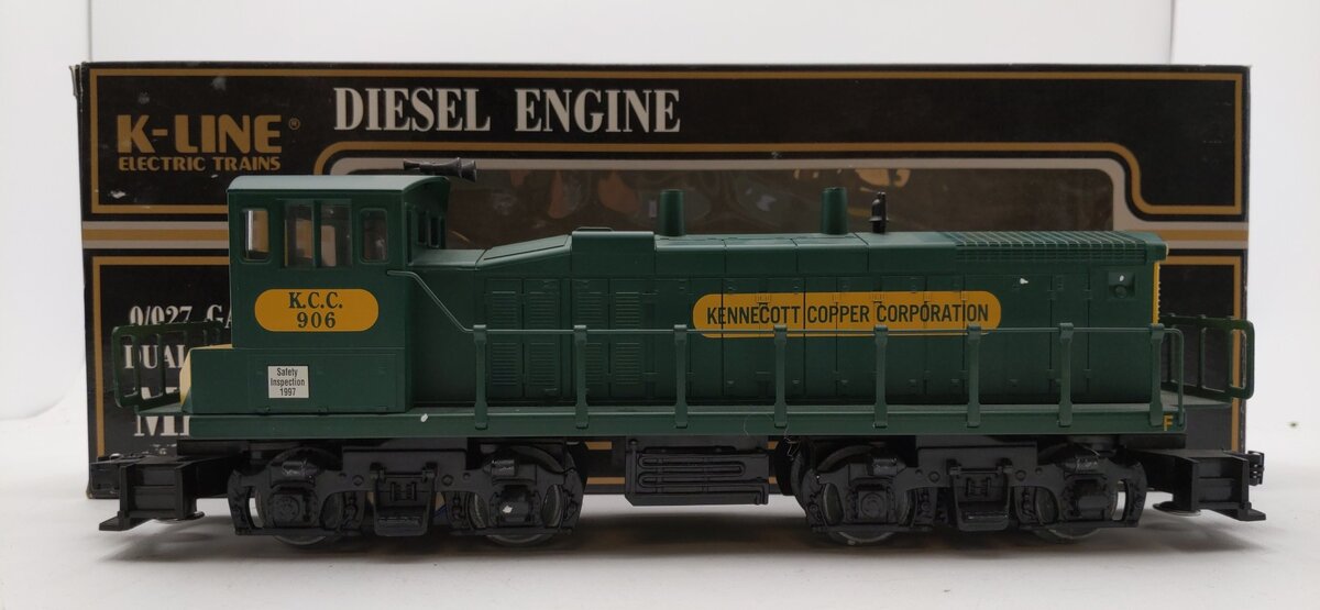 K-Line K2252IC O Kennecott Copper Corporation MP-15 Diesel Locomotive #906 LN/Box