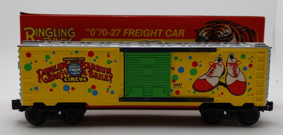 K-Line K-6487 O Gauge Ringling Bros Circus Boxcar #6487 LN/Box