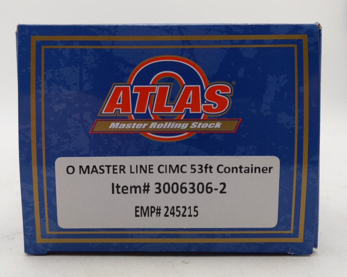 Atlas 3006306-2 O Master Line CIMC 53ft Container #245215