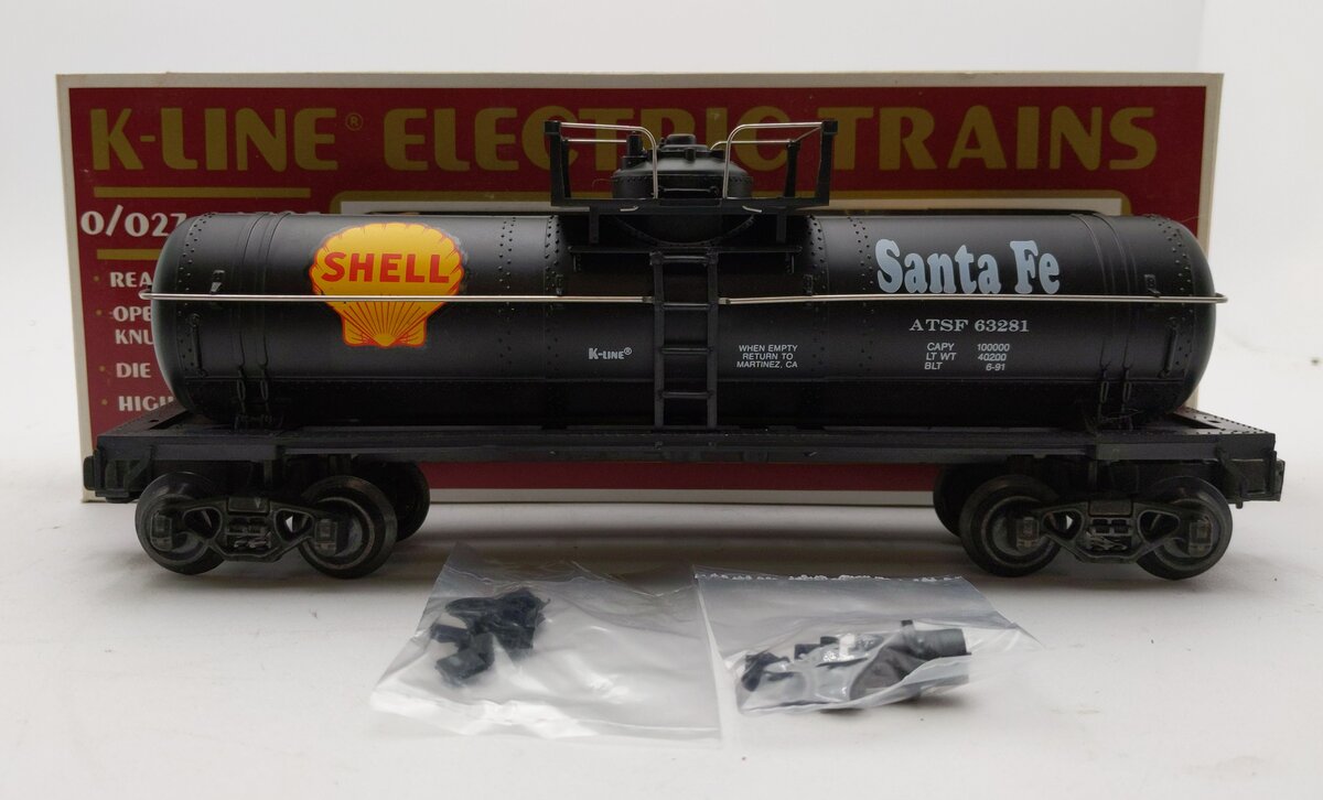 K-Line K63281 O Gauge Shell Single Dome Tank Car LN/Box