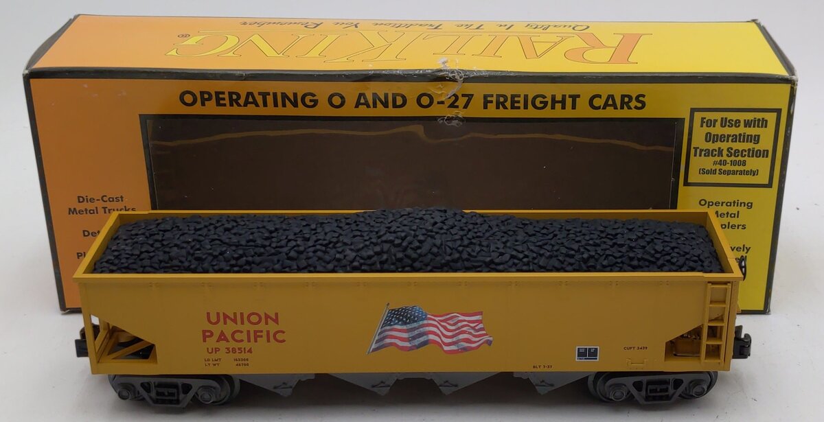 MTH 30-79425 Union Pacific Hopper Car w/Operating Coal Load #38514