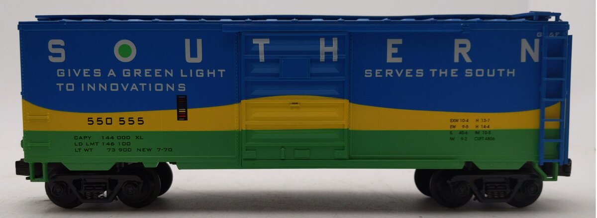 MTH 20-9304L O Gauge Southern Box Car #550555 EX
