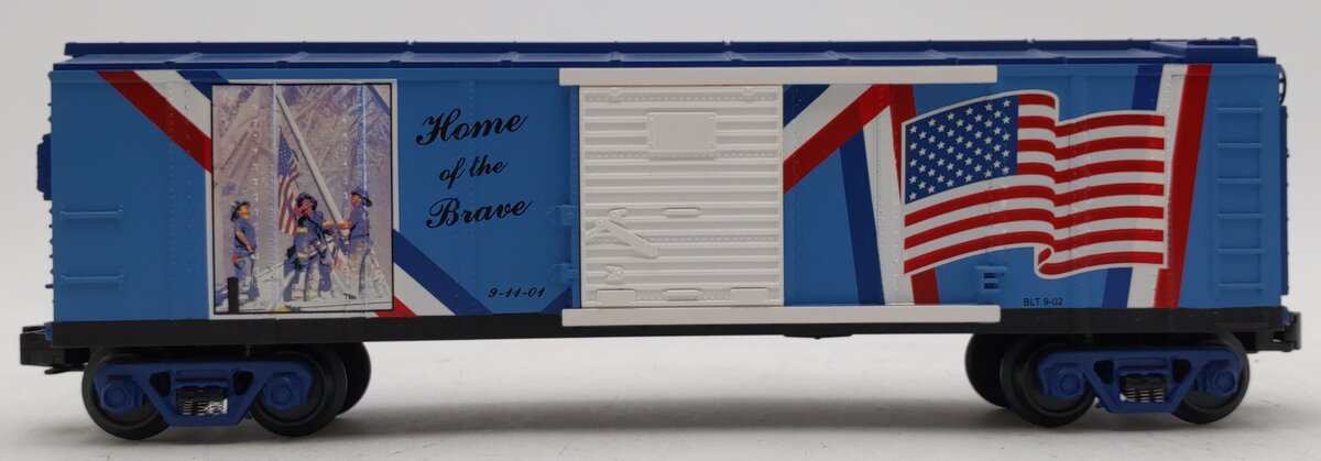 MTH 30-74088 O Gauge Ground Zero Flag Raising Boxcar LN/Box