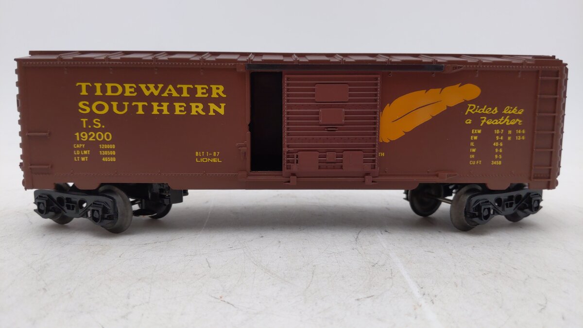 Lionel 6-19200 O Gauge Tidewater Southern Boxcar #19200 EX/Box