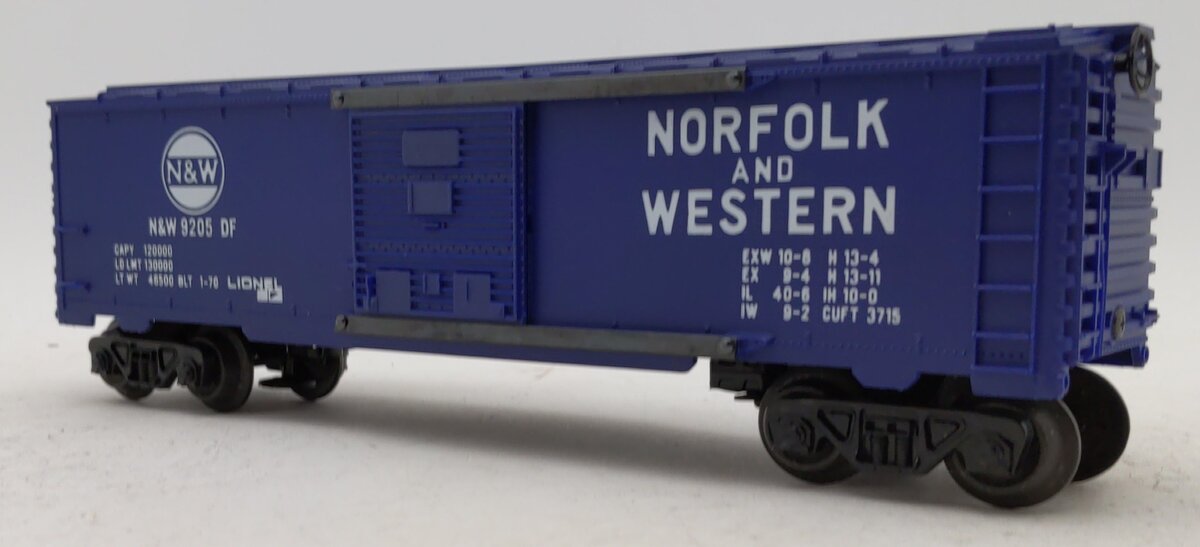 Lionel 6-9205 O Gauge Norfolk & Western Boxcar #9205 EX/Box