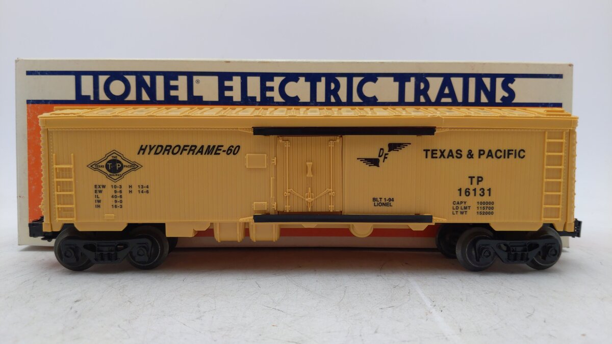 Lionel 6-16131 O Gauge Texas & Pacific Reefer Car #16131 EX/Box