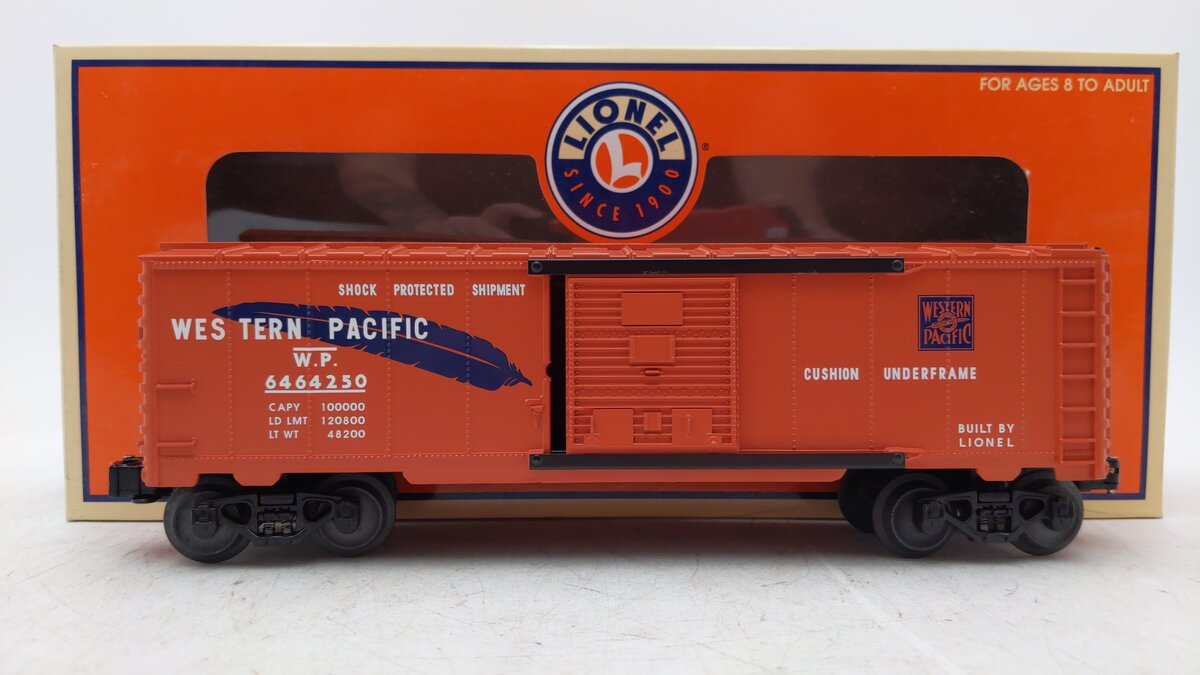 Lionel 6-39236 O Gauge Western Pacific Boxcar #6464-250 NIB
