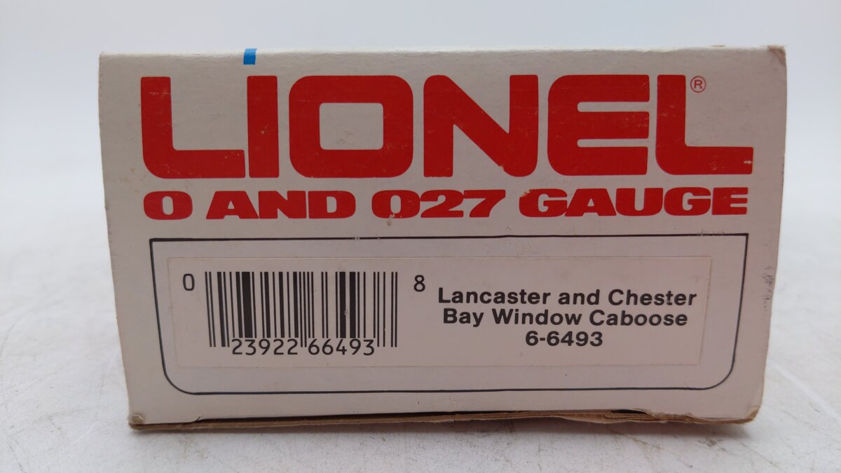 Lionel 6-6493 O Scale Lancaster & Chester Bay Window Caboose