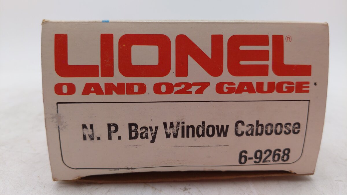 Lionel 6-9268 O Gauge Northern Pacific Bay Window Caboose LN/Box