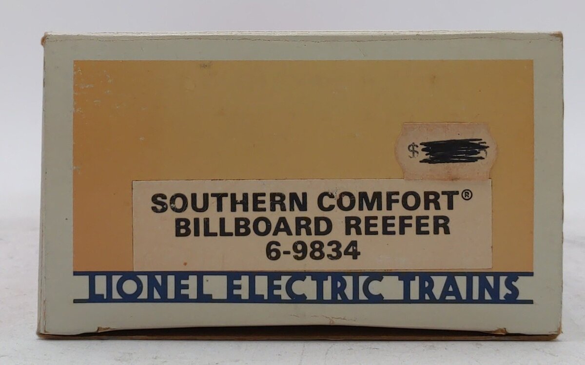 Lionel 6-9834 O Gauge Southern Comfort Billboard Reefer Car #9834 LN/Box