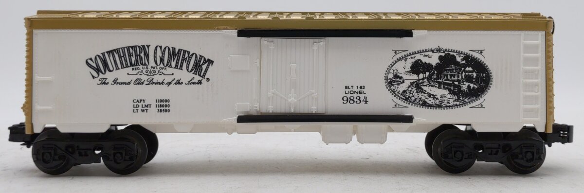 Lionel 6-9834 O Gauge Southern Comfort Billboard Reefer Car #9834 LN/Box