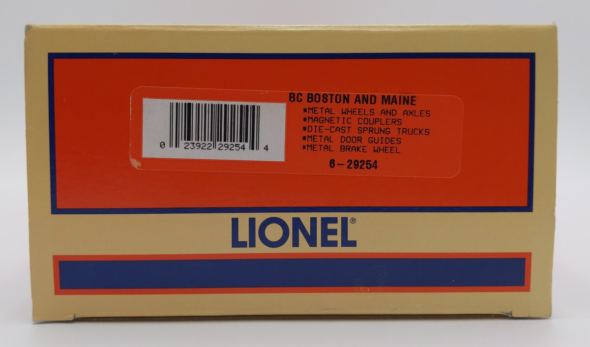 Lionel 6-29254 O Gauge Boston & Maine Boxcar #76033