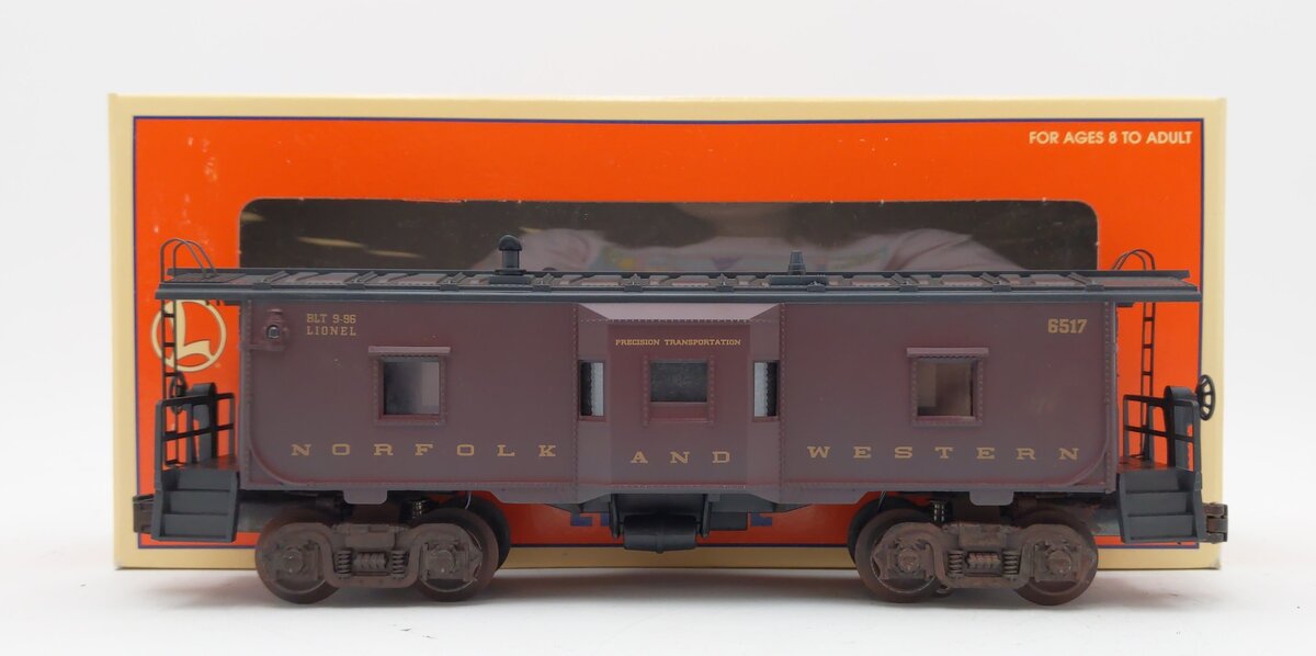 Lionel 6-19728 O Gauge Norfolk & Western Bay Window Caboose #6517 EX/Box