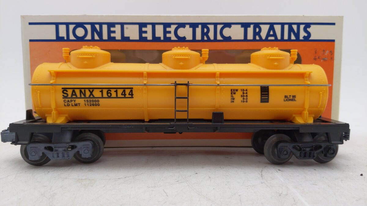 Lionel 6-16144 O Gauge San Angelo 3-Dome Tank Car #16144 LN/Box