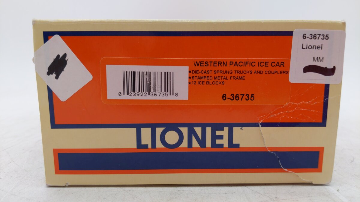 Lionel 6-36735 O Gauge Western Pacific Operating Ice Car