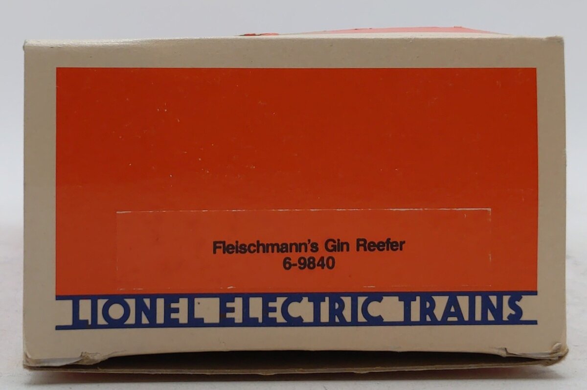 Lionel 6-9840 O Gauge Fleischmann Gin Billboard Reefer #9840 LN/Box