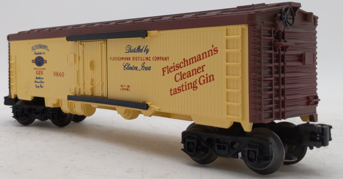 Lionel 6-9840 O Gauge Fleischmann Gin Billboard Reefer #9840 LN/Box
