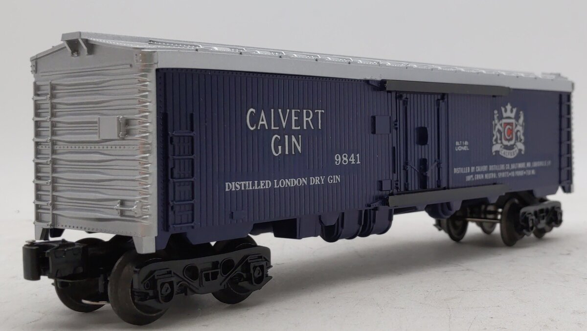 Lionel 6-9841 O Gauge Calvert Gin Billboard Reefer Car EX/Box