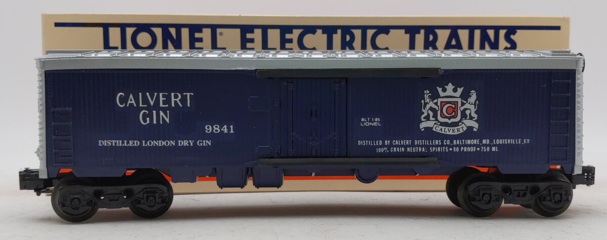 Lionel 6-9841 O Gauge Calvert Gin Billboard Reefer Car EX/Box
