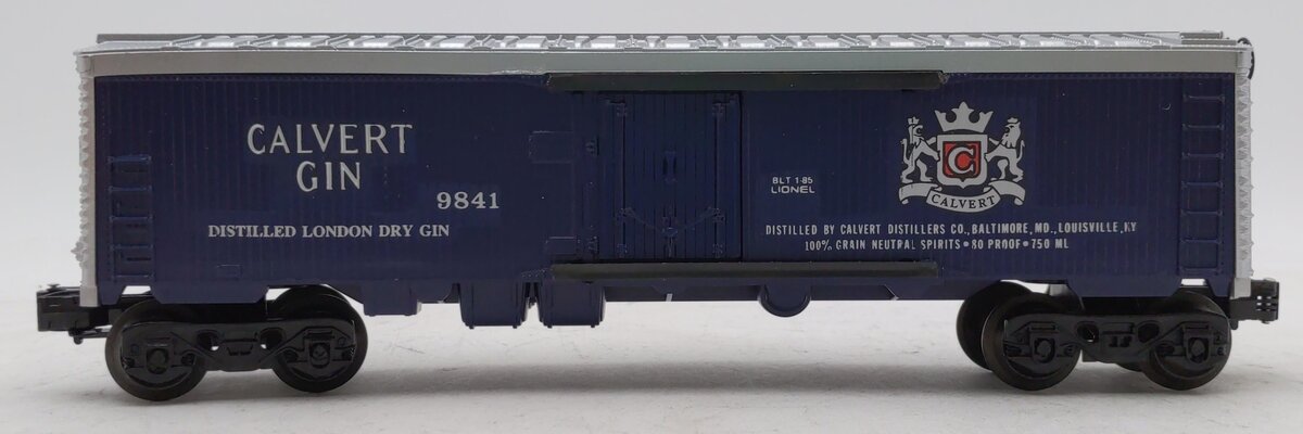 Lionel 6-9841 O Gauge Calvert Gin Billboard Reefer Car EX/Box