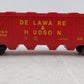 Lionel 6-6124 O Gauge Delaware & Hudson Covered Hopper #6124 NIB