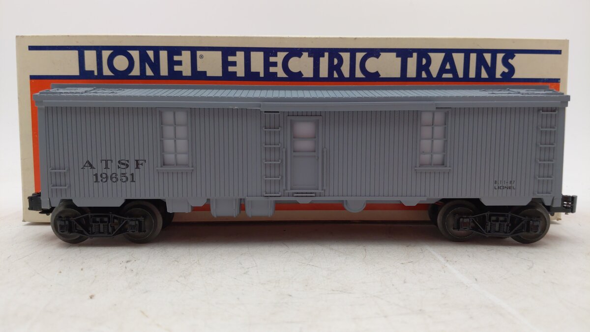 Lionel 6-19651 O Gauge Atchison Topeka & Santa Fe Illuminated Tool Car #19651 LN/Box