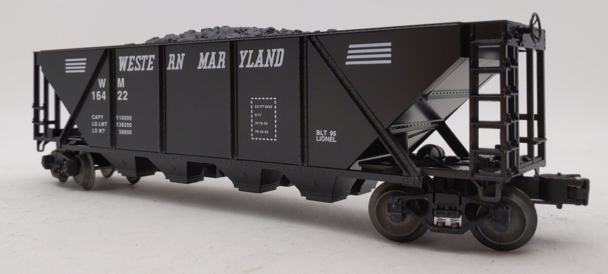 Lionel 6-16422 O Gauge Western Maryland Hopper w/Coal Load LN/Box