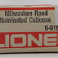 Lionel 6-9169 O Gauge Milwaukee Road Illuminated Caboose EX/Box