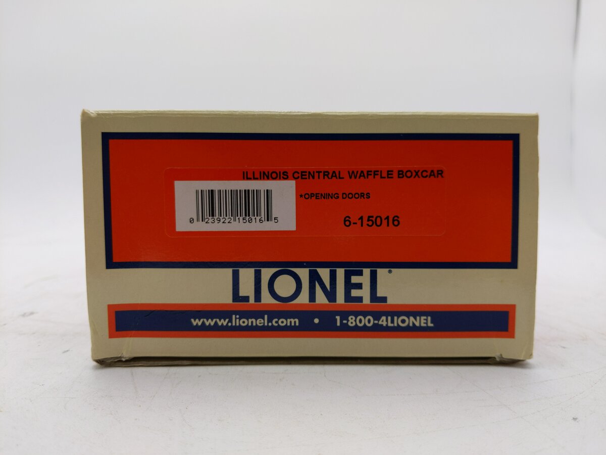 Lionel 6-15016 Illinois Central Waffle Boxcar LN/Box
