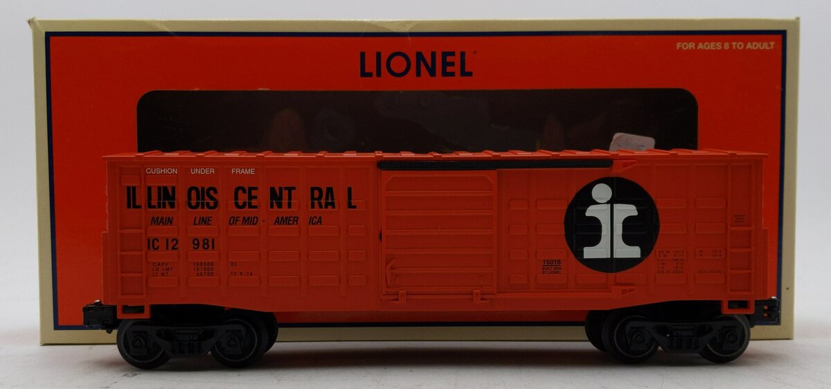 Lionel 6-15016 Illinois Central Waffle Boxcar LN/Box