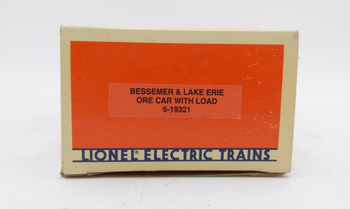 Lionel 6-19321 O Scale Bessemer & Lake Erie Weathered Ore Car w/Load LN/Box