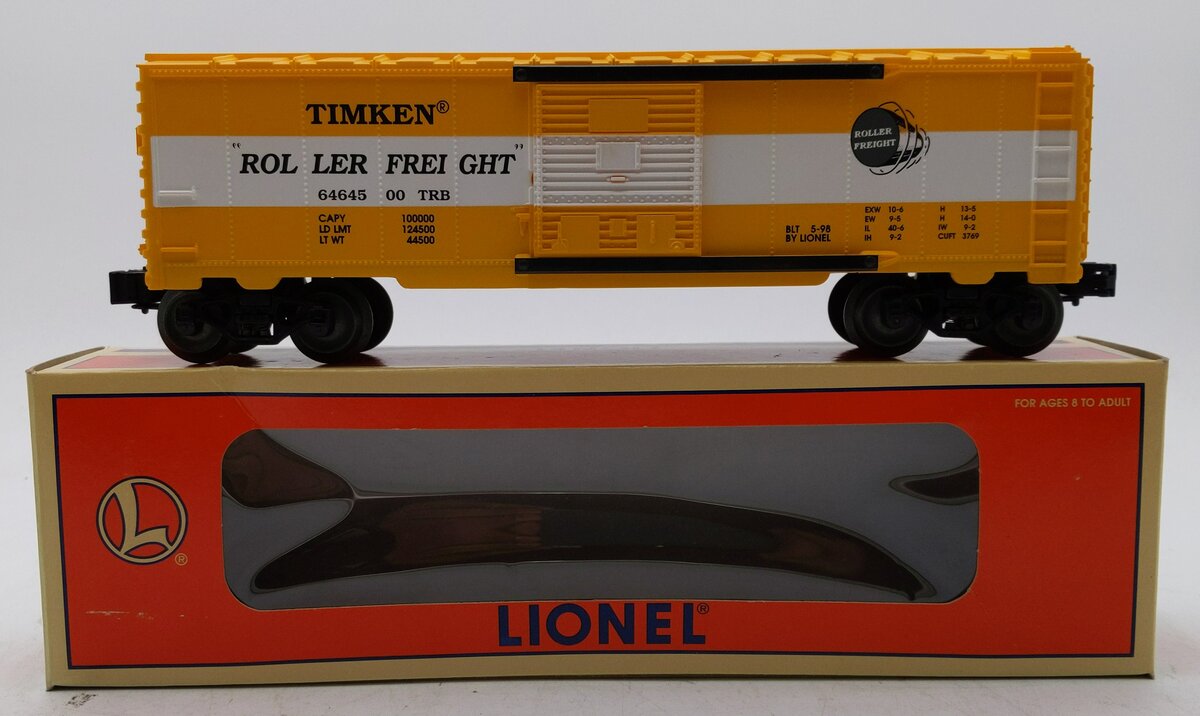 Lionel 6-29212 O Gauge Timken 6464 Boxcar #6464500 EX/Box
