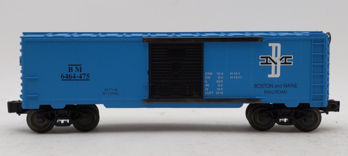Lionel 6-29211 O Gauge Boston & Maine 6464 Boxcar #6464-475 LN/Box