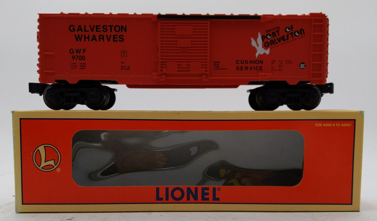 Lionel 6-16284 O Gauge Galveston Wharves Boxcar #9700