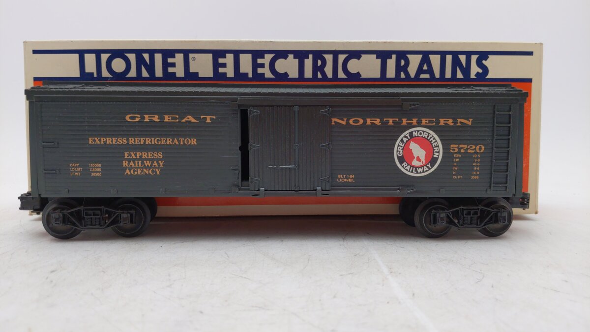 Lionel 6-5720 O Gauge Great Northern Woodside Reefer NIB