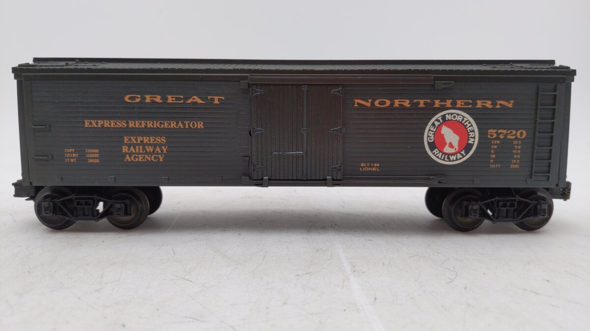 Lionel 6-5720 O Gauge Great Northern Woodside Reefer NIB