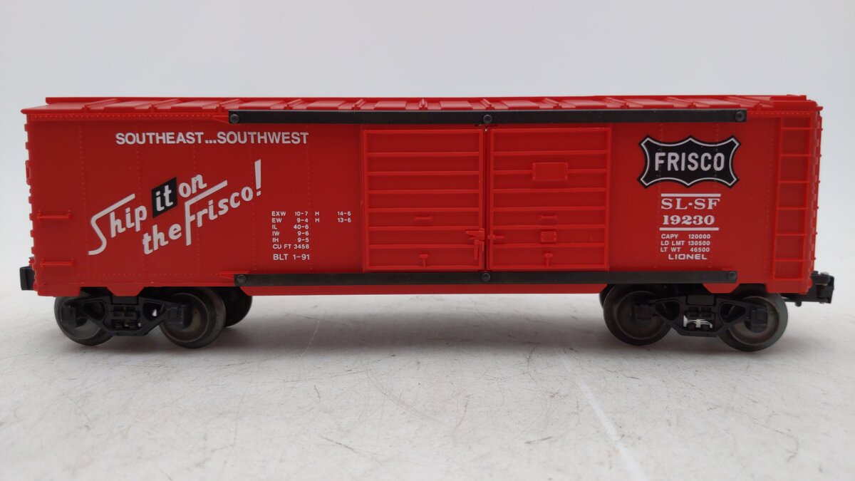 Lionel 6-19230 O Gauge Frisco Double Door Boxcar #19230 NIB