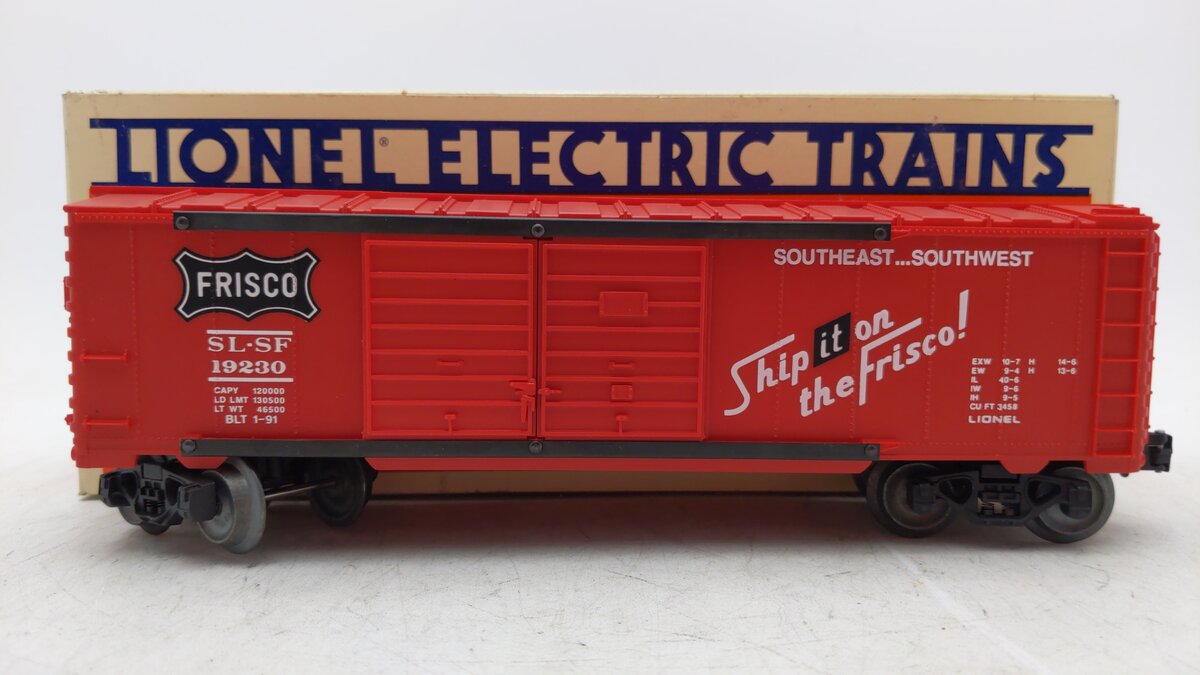 Lionel 6-19230 O Gauge Frisco Double Door Boxcar #19230 NIB