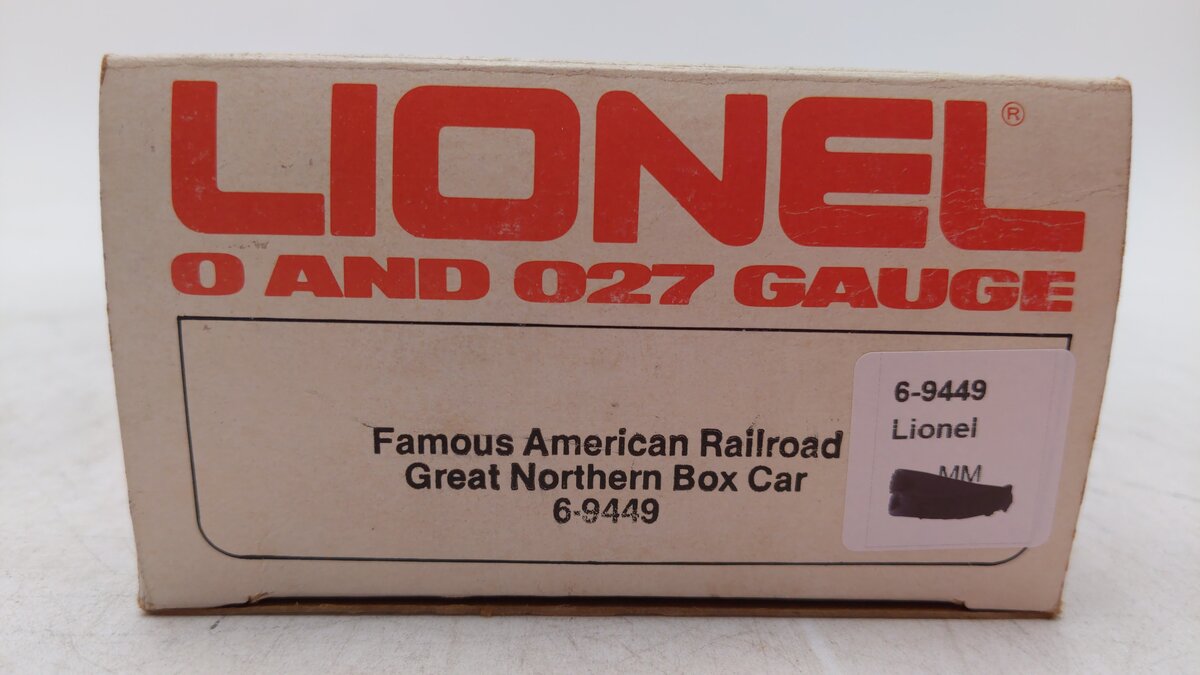 Lionel 6-9449 O Gauge Great Northern Boxcar LN/Box